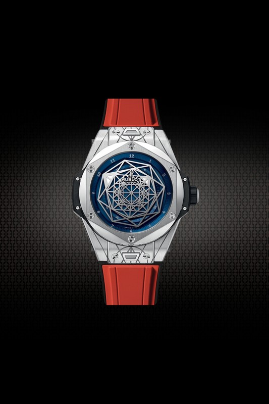维瑞亚橡胶表带适用于宇舶BigBang刺青一代45mm 415