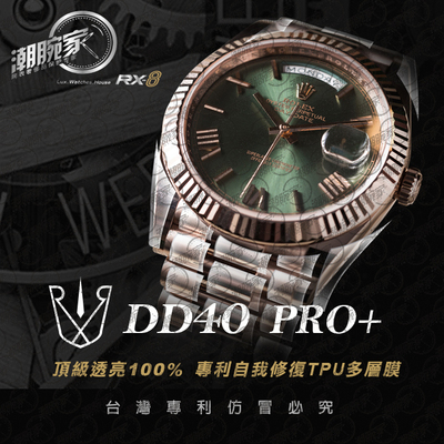 RX-8贴膜 适用于劳力士DD40 外表圈表盘表扣