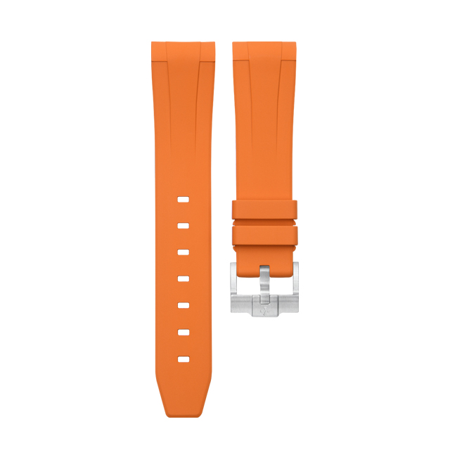 维瑞亚Vagenari橡胶表带适用于Swatch X Omega联名款腕表针扣款