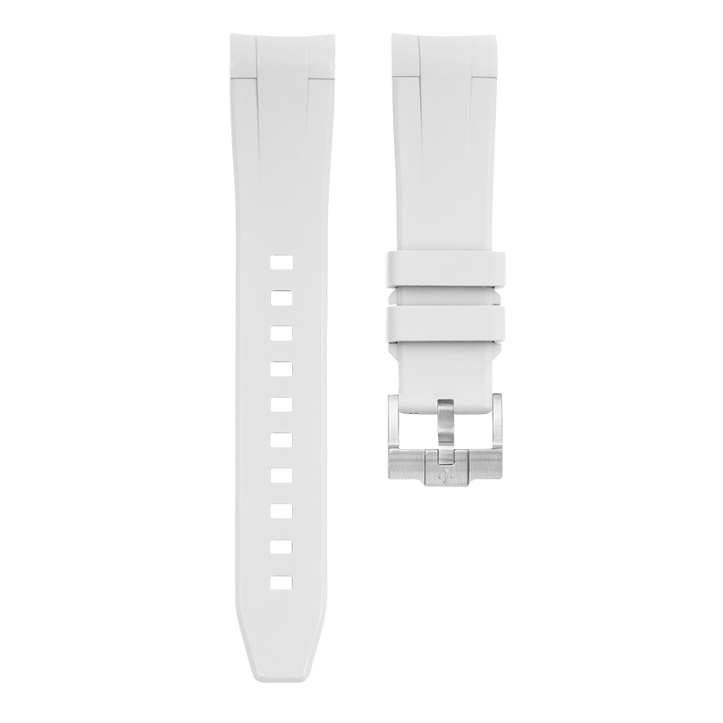 (弧形接口)维瑞亚橡胶表带适用于劳力士游艇名仕37mm 268622 针扣款