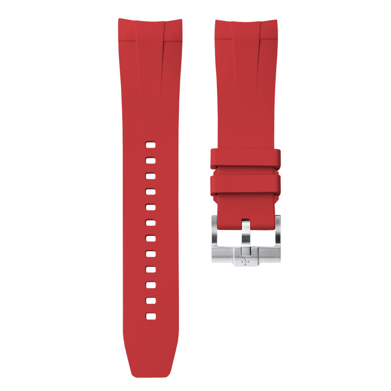 维瑞亚橡胶表带适用于劳力士海使陶瓷 43mm 126600 126603