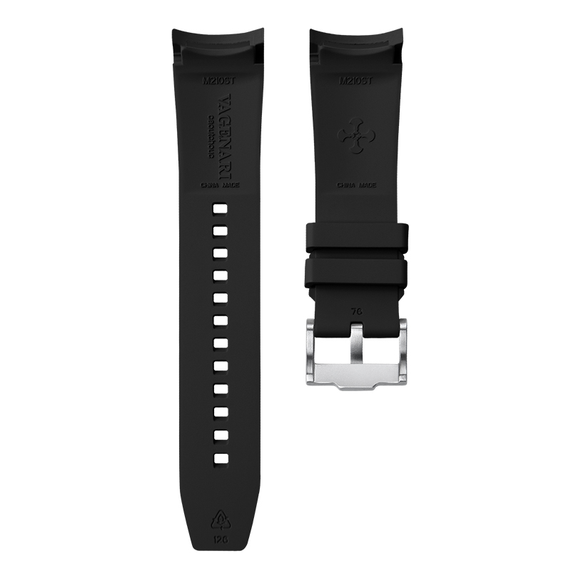 维瑞亚橡胶表带适用于劳力士海使陶瓷 43mm 126600 126603