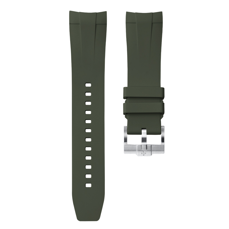 维瑞亚橡胶表带适用于劳力士海使陶瓷 43mm 126600 126603