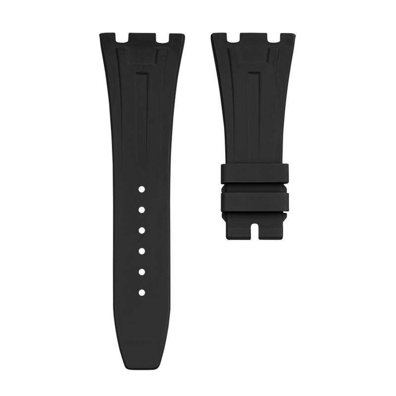 【升级版H外观设计-钢带款】- 橡胶表带适用皇家橡树41mm15400.15500.15510.26239.26331.26240
