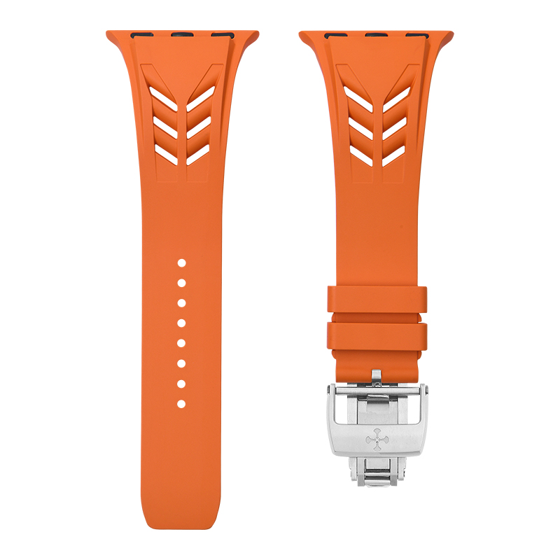 维瑞亚橡胶表带 鲨鱼腮 适用于苹果手表Apple Watch 44/45/49mm