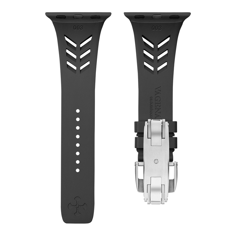 维瑞亚橡胶表带 鲨鱼腮 适用于苹果手表Apple Watch 44/45/49mm
