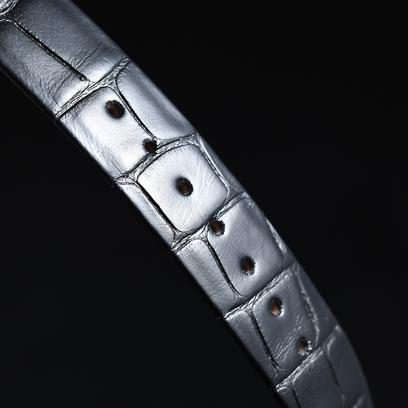 维瑞亚美洲鳄鱼皮表带适用于伯爵时来运转系列34mm