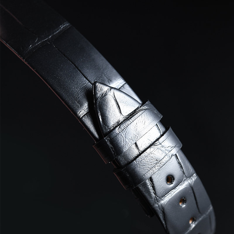 维瑞亚美洲鳄鱼皮表带适用于伯爵时来运转系列34mm