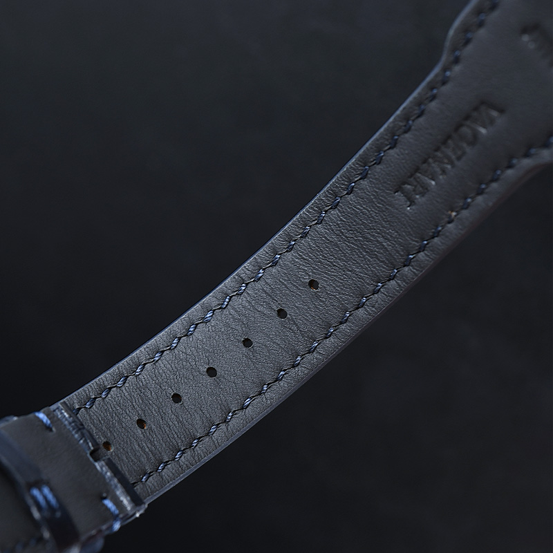 维瑞亚美洲鳄鱼皮表带适用于万国大飞46mm