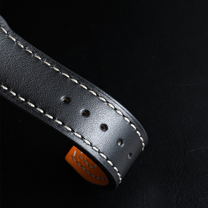 维瑞亚小牛皮表带适用于万国飞行员计时41mm