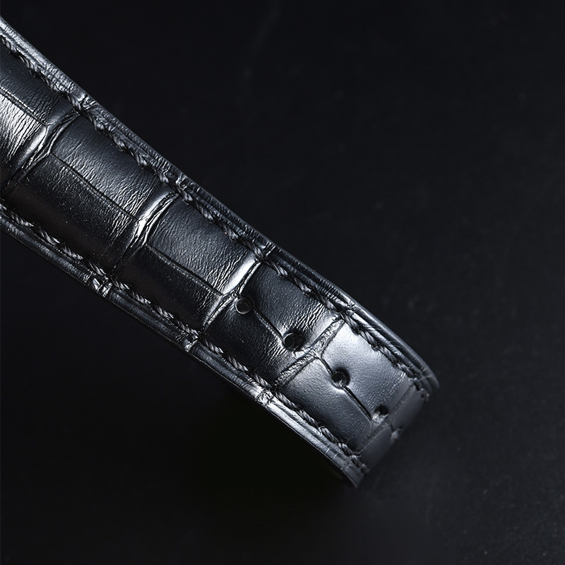 维瑞亚鳄鱼皮表带适用宝珀经典系列38mm