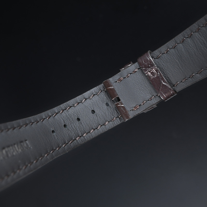 维瑞亚鳄鱼皮表带适用宝珀经典系列38mm